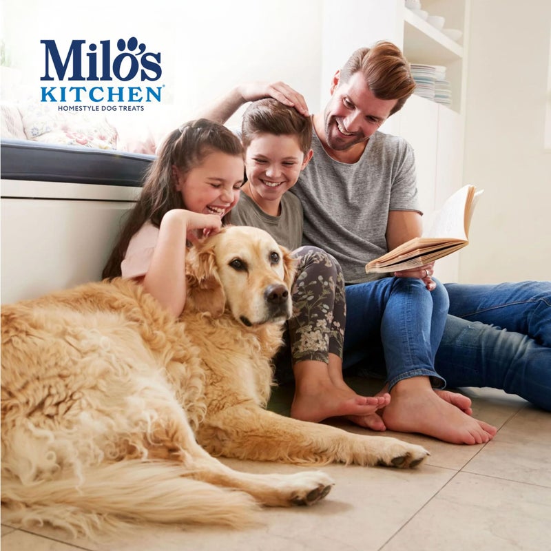 Milo's Kitchen Homestyle Dog Treats, Chicken & Apple Sausage Slices, 18 Ounce, High Protein, No Artificial Flavors - Image 4